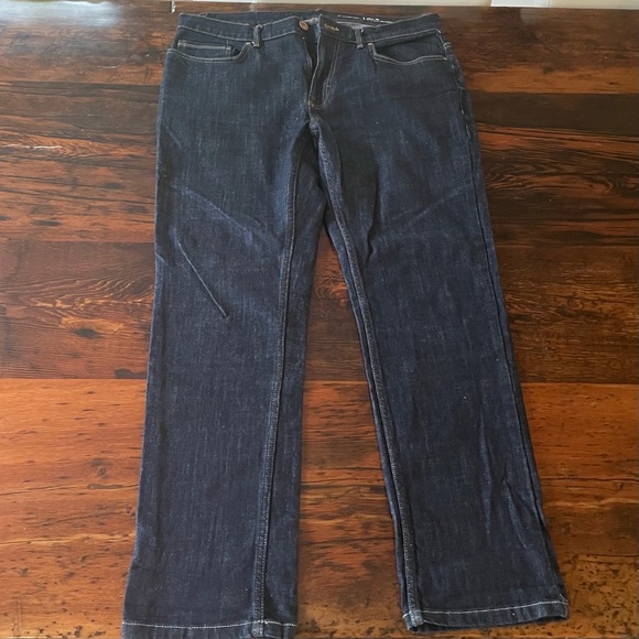 Men's Dark Denim Slim Fit Jeans W36 x L30 - Picture 11 of 11
